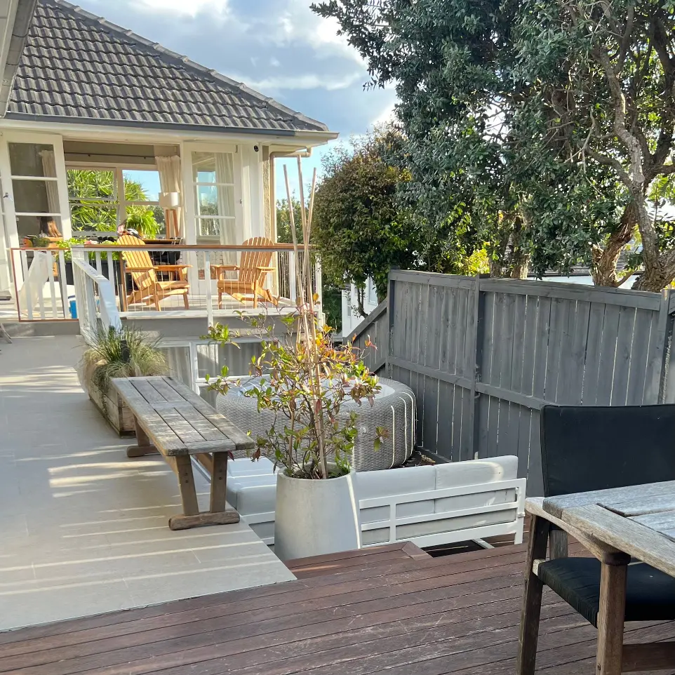 St Heliers outdoor transformation